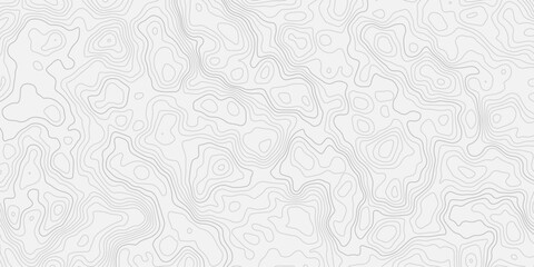 Fototapeta premium Vintage Cartographic Elevation Line Map Design with Fine Line Detailing Seamless Topographic Contour Texture for Print, Fabric, and Wallpaper