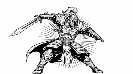 knight with sword © Ahmad