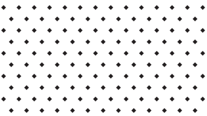 Geometric black diamond shape seamless pattern on white background for professional branding