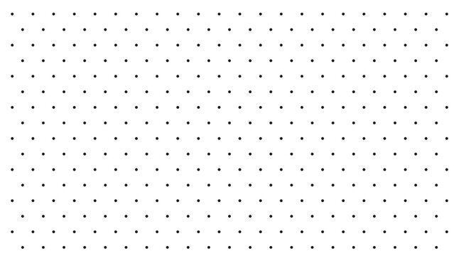Minimalist seamless pattern of tiny black polka dots on a white background for textile and wallpaper design
