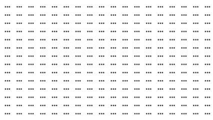 Minimalist pattern of triple horizontal dots arranged in a clean spaced-out grid on a white background