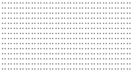Geometric pattern of minimalist plus signs and open circles arranged in a clean horizontal grid for a modern look