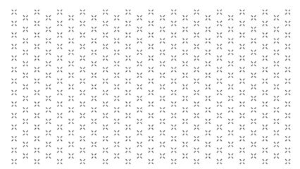 Dynamic pattern of X icons in a staggered offset arrangement for a modern and minimalist background effect