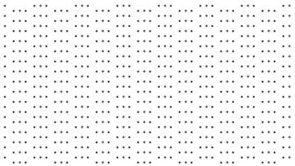 Contemporary pattern of dots and plus signs organized into vertical columns for a structured minimalist aesthetic