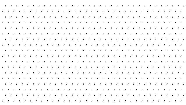 Contemporary pattern featuring short diagonal slanted lines in a minimalist grid arrangement on a white background