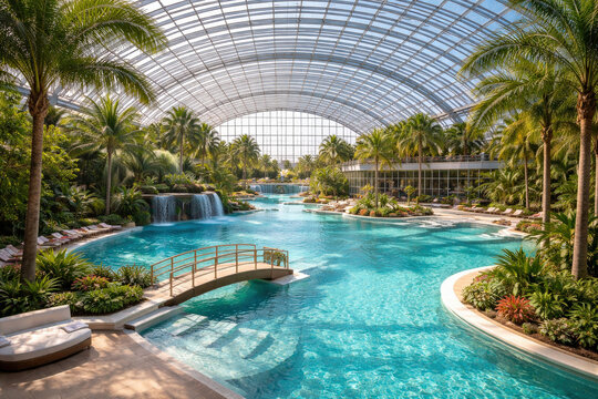 Busteni, Romania - Therme Bucharest - the largest entertainment and wellness family complex for rest