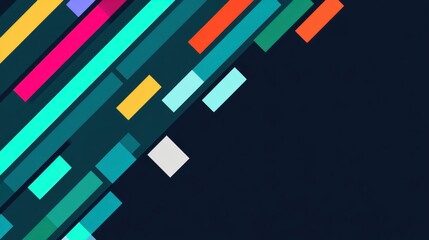 Fototapeta premium abstract background with colorful lines