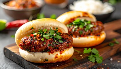 Goan Choris Pao. Traditional Indian Food