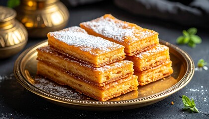 Karnataka Chiroti Dessert. Traditional Indian Food