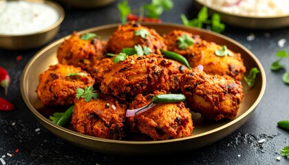 Tamil Nadu Kozhi Varuval (Chicken Fry). Traditional Indian Food