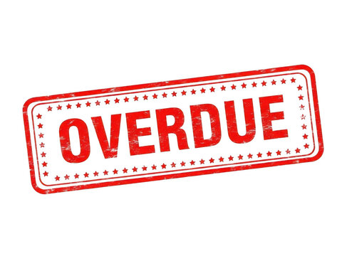Overdue stamp notification