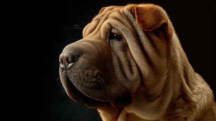 Obraz premium Portait of a Dog with Short Coat