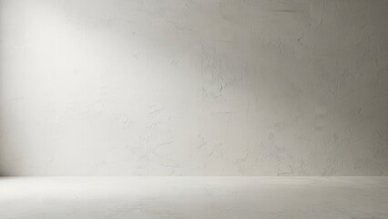 a gray wall with a light shining on it and a white floor high quality professional detailed modern elegant