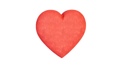 Obraz premium Red velvet heart with transparent background
