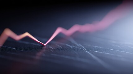 business analytics uptrend line graphs, financial investment charts, stock market trading data visualization