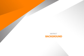 Orange with line silver shape minimalist modern background with white space for text and message. template design