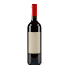 Single bottle of red wine