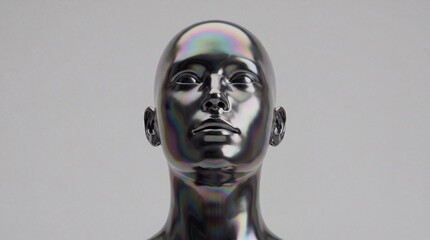 Iridescent Synthetic Human