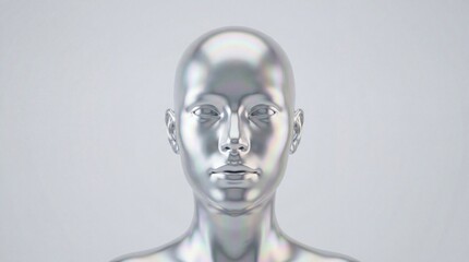 Iridescent Synthetic Human