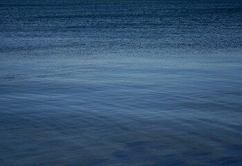 Blue sea and empty space.
