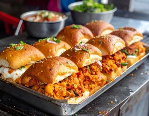 street food Pav Bhaji 