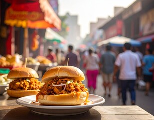 street food Vada Pav 
