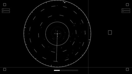 Hud elements animation for web designer and sci-fi video editor to create engaging visuals for projects