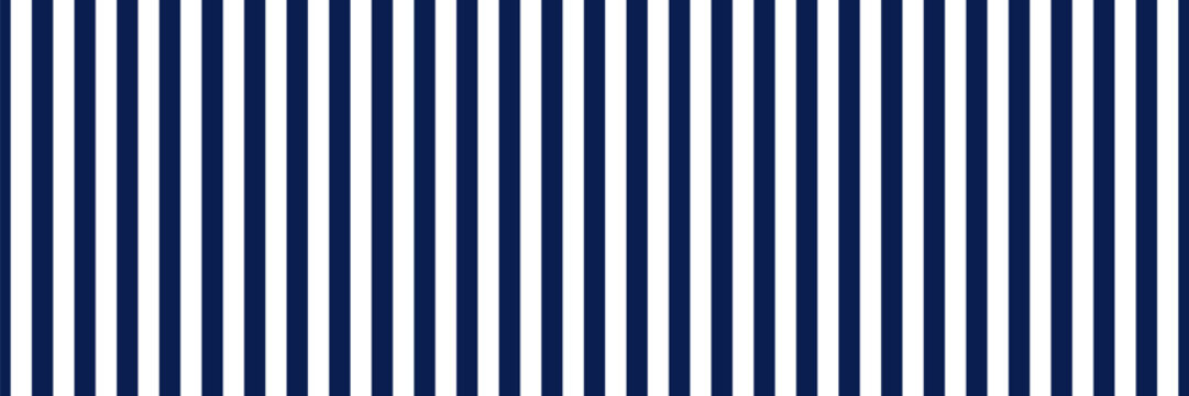 Vertical navy blue and white striped pattern. Bold lines background on white background