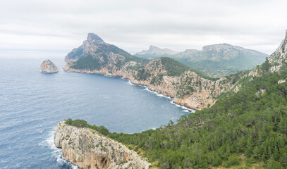 Cape Formentor in Mallorca island, Spain