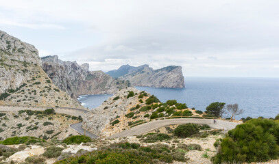 Coast, Cape Formentor in Mallorca island, Spain