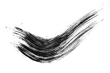 Grunge badge brush, hand drawn black sticker