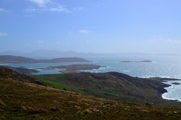 Beautiful Rural Seascape Along the Coast of Ireland