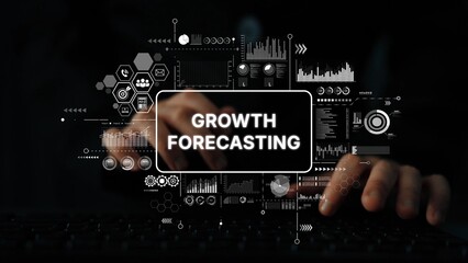 Analytical Growth Forecasting with Data Visualization and Technology Integration for Business Insights. Asymptotic smart data analytic.