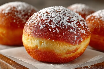 Portuguese Christmas sonhos fried dough balls with powdered sugar symbolize festive traditions and seasonal desserts in Portuguese culture