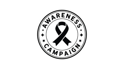 Awareness campaign ribbon Vector