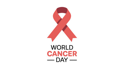 Celebrating world cancer day Vector