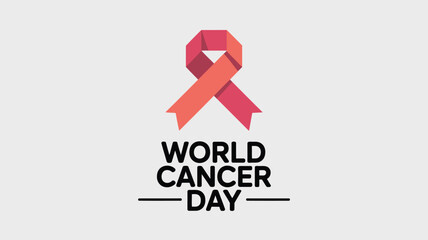 Celebrate world cancer day Vector