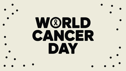 Celebrating world cancer day Vector