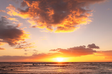 tramonto sul mare a las americas, tenerife © antonella