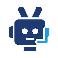 Obraz premium online support bot colored icon vector design good for web or mobile app