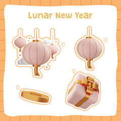 Lunar New Year Lantern and Gift