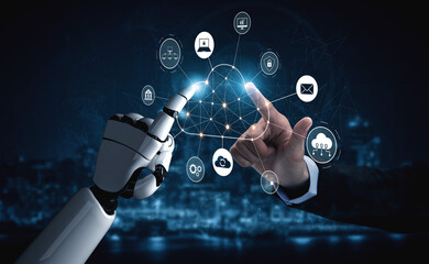 AI enhances cloud computing by optimizing service, cloud, and network integration for efficient...