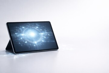 Fototapeta premium Minimal technology device symbolizing artificial intelligence