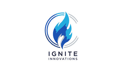 Ignite Innovations Logo Design Element.