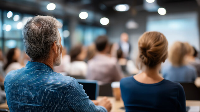 Conference training planning or learning coaching concept business education professional development seminar corporate workshop skill building session team training - Powered by Adobe