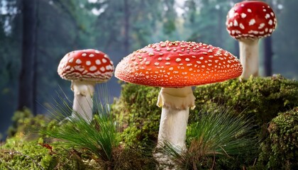 hanging fly agaric