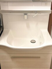 新品の洗面台