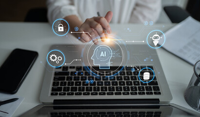 AI security and data ecosystem integrate ai, data, and security into one connected system for automation, protection, and efficient digital processes Latch