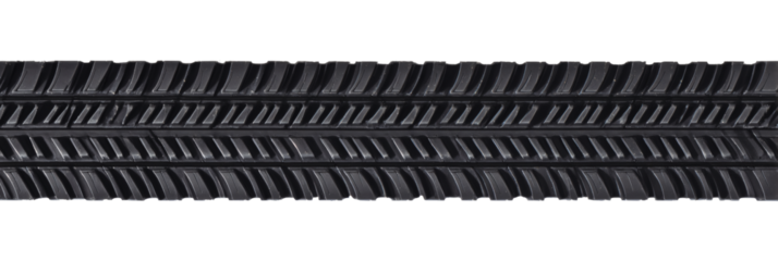 High-quality close-up of black tire treads, ideal for automotive and industrial concepts
