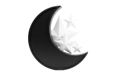 Crescent Moon and Stars